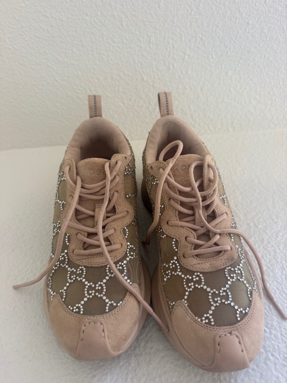 GUCCI Rhinestone Monogram Sneakers ✨👟
